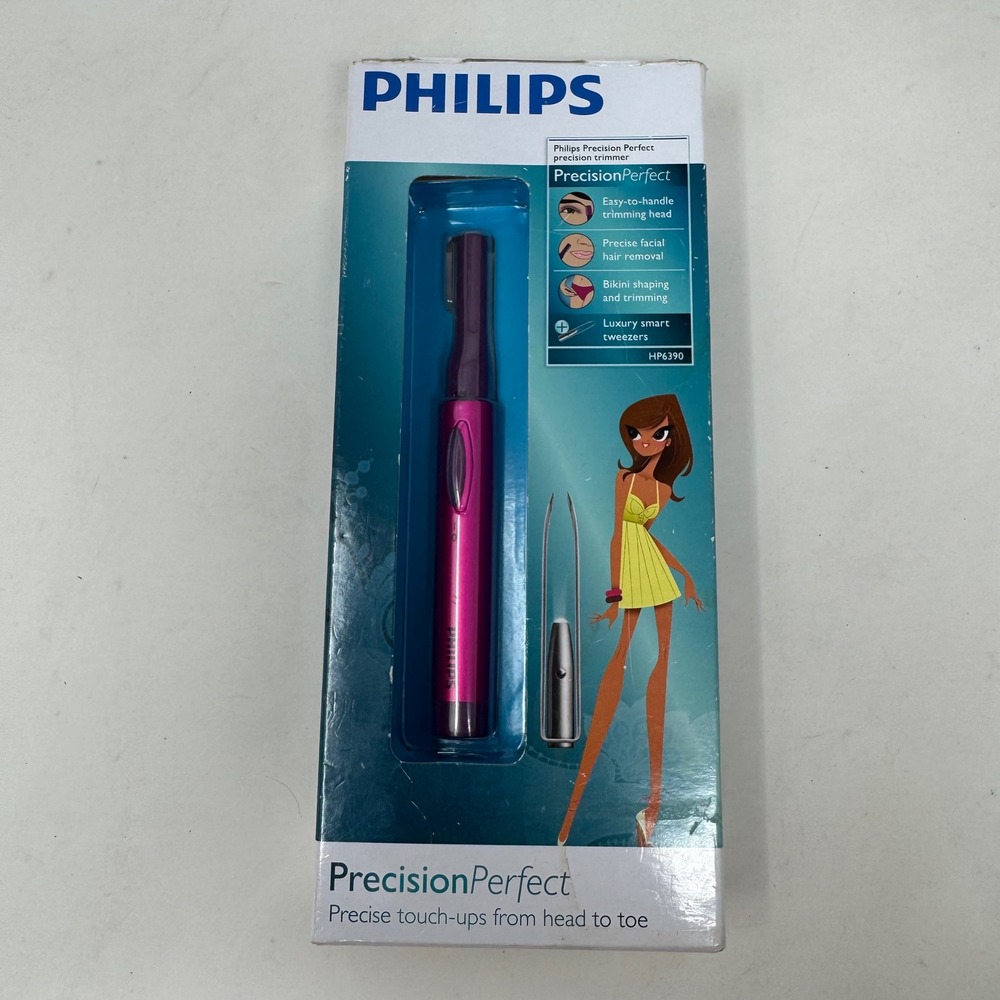 Philips PrecisionPerfect HP6390 Cordless Facial Bikini Trimmer & Smart Tweezers